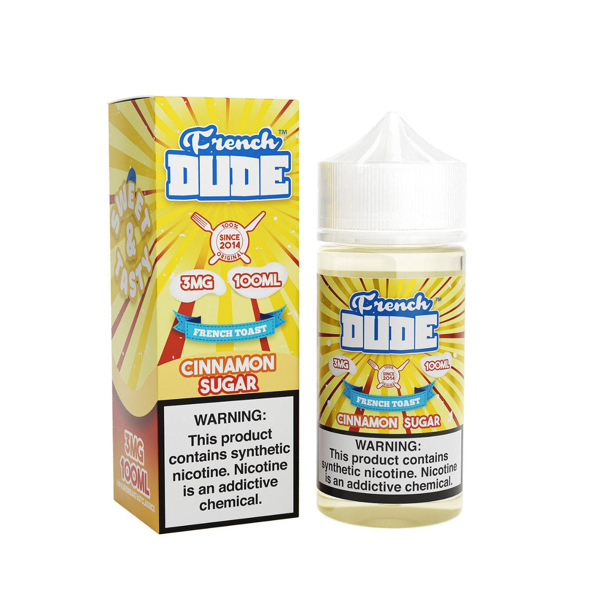 French Dude 100ml vape juice Cinnamon Sugar wholesale price great deal