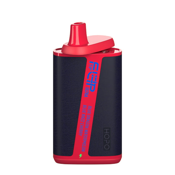 Best Deal HOPO FLIPTIP Ultra 10000 Puffs Disposable Vape 18mL Blue Dragon Watermelon Blue Razz Cherry