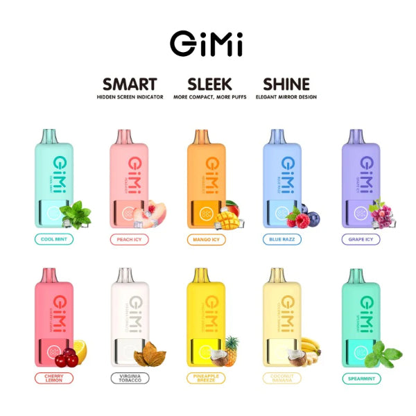 Gimi 8500 Puffs Flum Disposable Vape 14mL - $10.52 eJuices.co Gimi 8500 Puffs Flum Disposable Vape 14mL - $10.52 eJuices.co