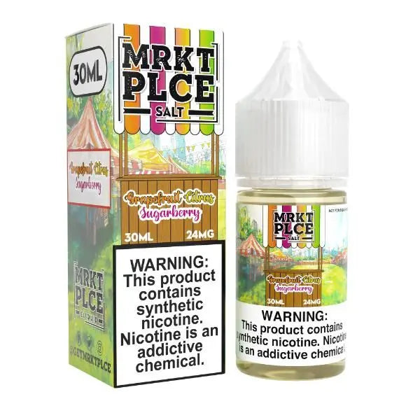 Best Deal MRKT PLCE Salt 30mL Vape Juice - Grapefruit Citrus Sugarberry