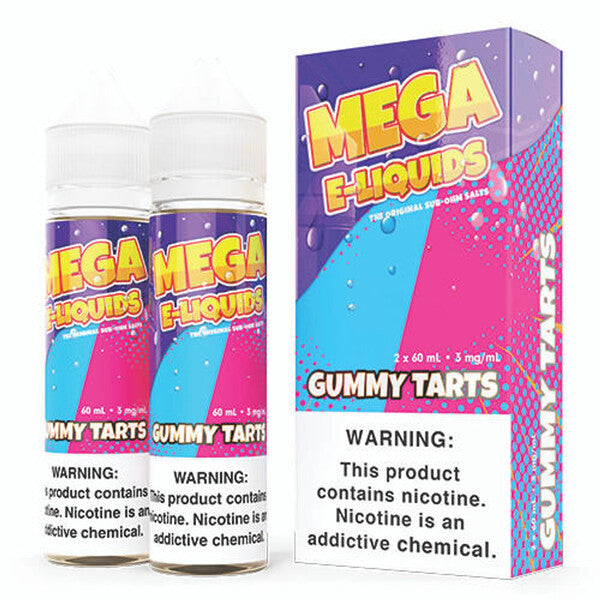 Best Deal Mega Series E-liquid 2x60ML - Gummy Tarts
