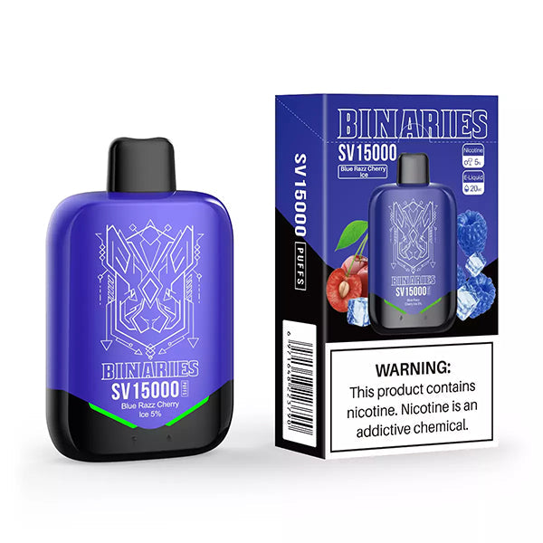 Best Deal Horizon Binaries SV15000 Puffs Recharge Vape 20mL Blue Razz Cherry Ice