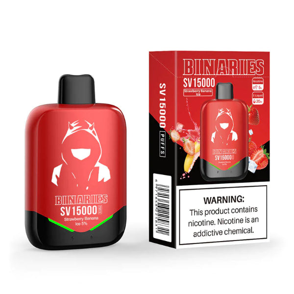 Best Deal Horizon Binaries SV15000 Puffs Recharge Vape 20mL Strawberry Banana Ice