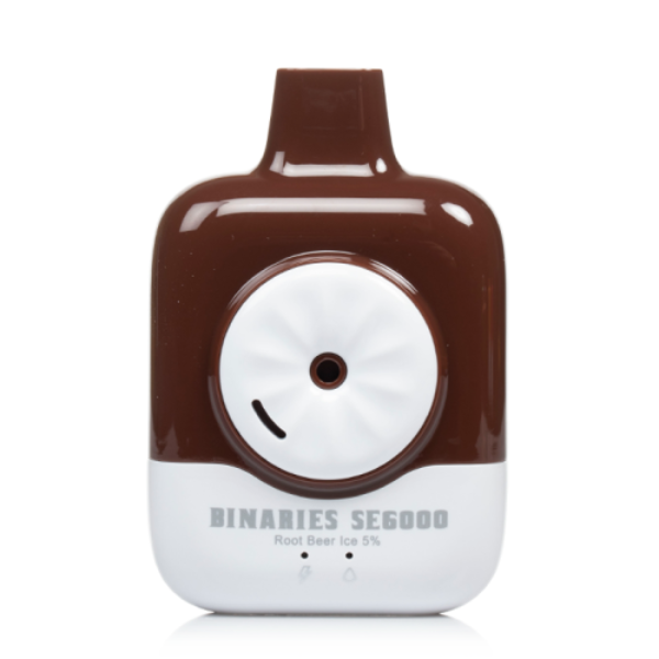 Best Deal HorizonTech Binaries Cabin SE6000 Rechargeable Vape 12mL Root Beer Ice