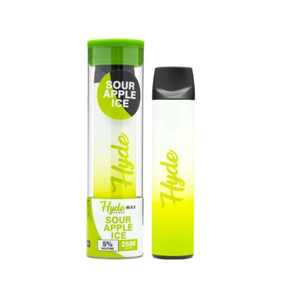 Hyde Curve Max Disposable Vape 8ML Best Flavor Sour Apple Ice