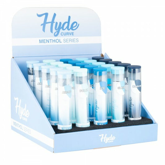 Hyde Curve S Menthol Series 600 Puffs Disposable Vape 2mL 25 Count Display Best Flavors