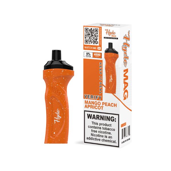 Best Deal Hyde Mag 4500 Puffs Recharge Disposable Vape 10mL Mango Peach Apricot