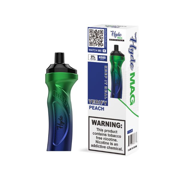Best Deal Hyde Mag 4500 Puffs Recharge Disposable Vape 10mL Peach