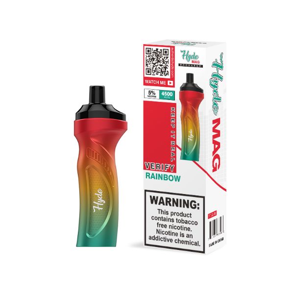 Best Deal Hyde Mag 4500 Puffs Recharge Disposable Vape 10mL Rainbow