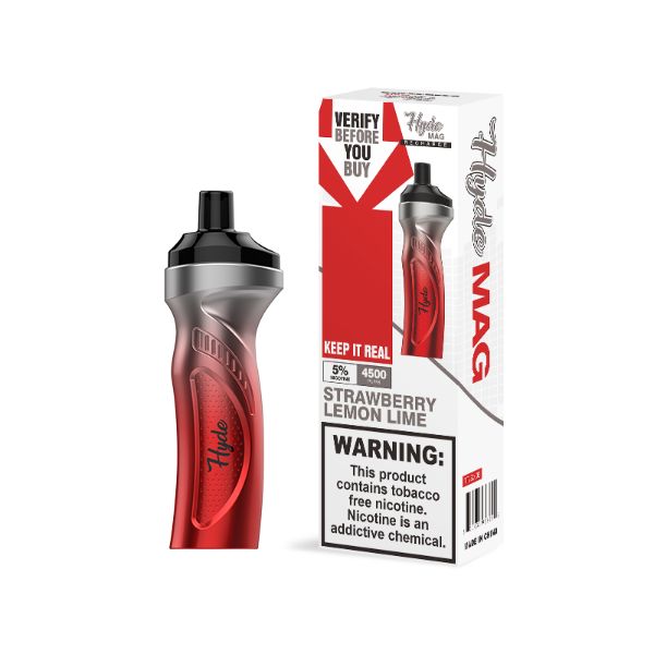 Best Deal Hyde Mag 4500 Puffs Recharge Disposable Vape 10mL Strawberry Lemon Lim