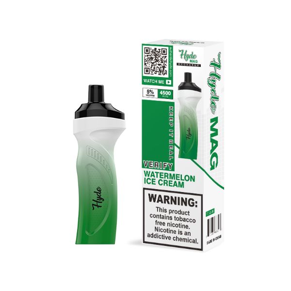 Hyde Mag 4500 Puffs Recharge Disposable Vape Watermelon Ice Cream