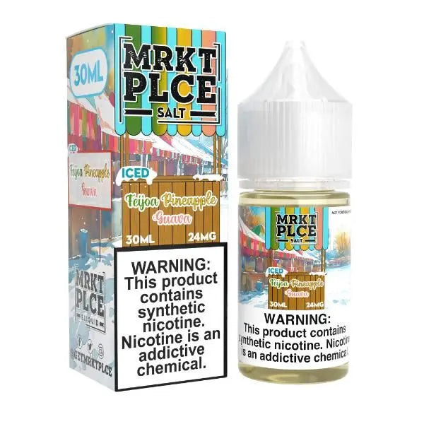 Best Deal MRKT PLCE Salt 30mL Vape Juice - Iced Feijoa Pineapple Guava