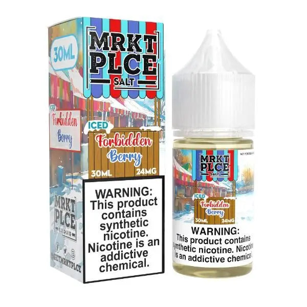 Best Deal MRKT PLCE Salt 30mL Vape Juice - Iced Forbidden Berry