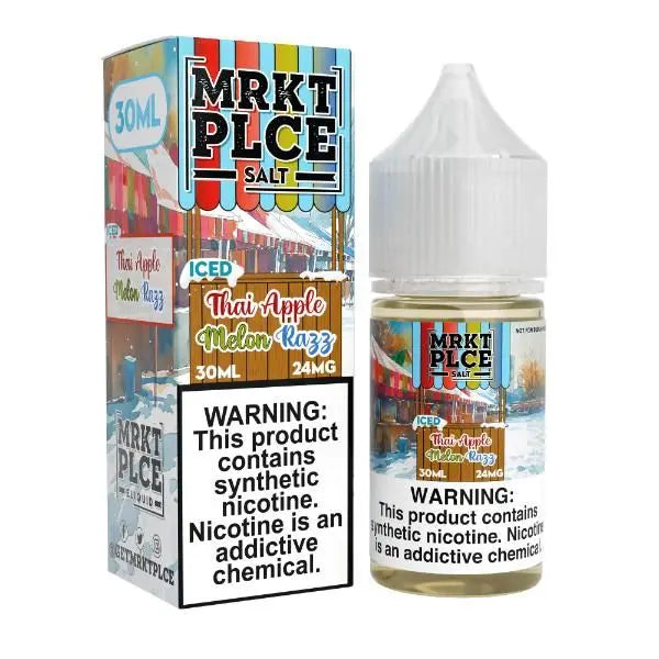 Best Deal MRKT PLCE Salt 30mL Vape Juice - Iced Thai Apple Razz