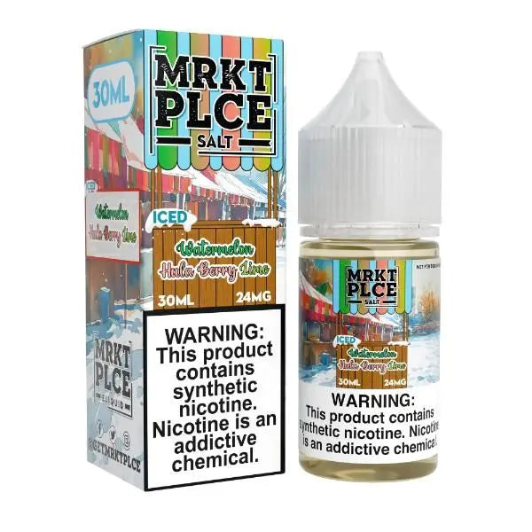 Best Deal MRKT PLCE Salt 30mL Vape Juice - Iced Watermelon Hula Berry Lime