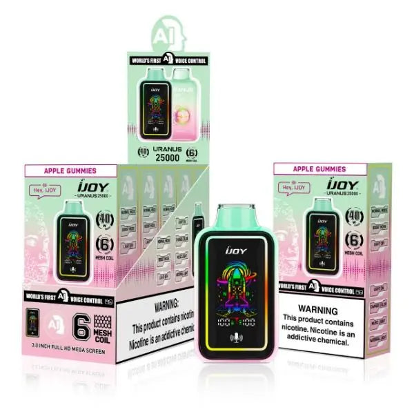 Best Deal iJoy Uranus 25000 Puffs Disposable Vape 20mL - Apple Gummies
