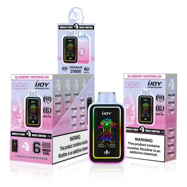 Best Deal iJoy Uranus 25000 Puffs Disposable Vape 20mL - Blueberry Watermelon