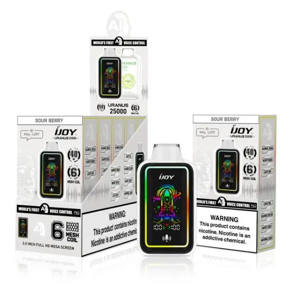 Best Deal iJoy Uranus 25000 Puffs Disposable Vape 20mL - Sour Berry
