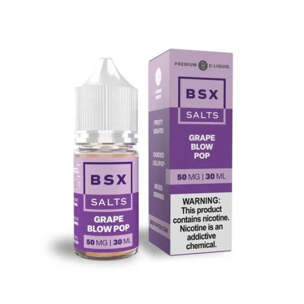 Best Deal Basix Salts by Glas Vape Juice 30ML Grape Blow Pop