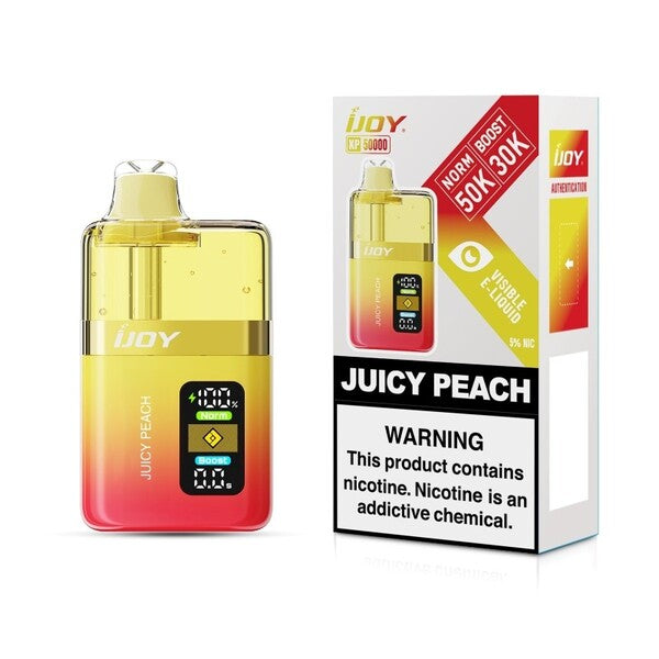 iJoy XP50K 50,000 Puffs Disposable Vape 5-Pack - Juicy Peach