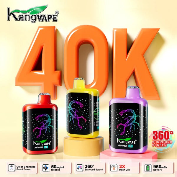 KangVape Heaven X 40,000 Puffs Disposable - $9.49 eJuices.co KangVape Heaven X 40,000 Puffs Disposable - $9.49 eJuices.co