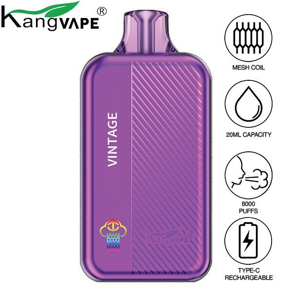 Best Deal Kangvape TC8000 Disposable Vape 5-Pack 20mL Vintage