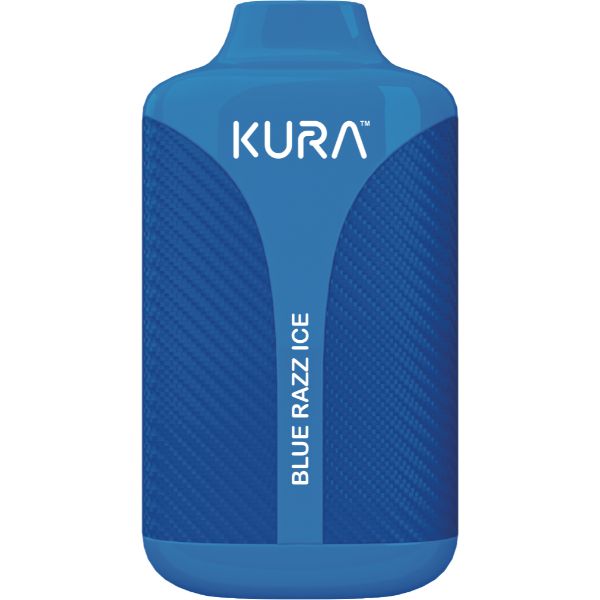 Best Deal Kura 6000 Puffs Disposable Vape 5 Pack 12mL Blue Razz Ice