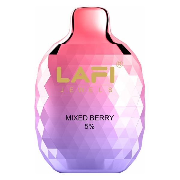 LAFI Jewels 6500 Puffs Rechargeable Vape Disposable 13mL 10 Pack Best Flavor Mixed Berry