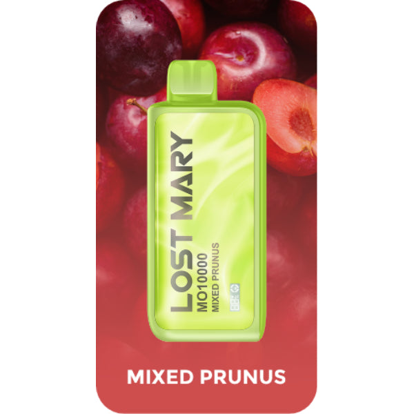 Lost Mary MO10000 10000 Puffs Rechargeable Vape Disposable 18mL Best Flavor Mixed Prunus