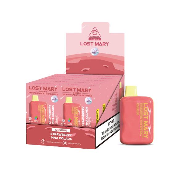 Best Deal Lost Mary OS5000 4% Disposable Vape 10mL Strawberry Pina Colada