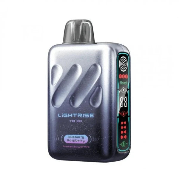 Best Deal Lost Vape Lightrise TB 18K Disposable Vape 18mL Blueberry Raspberry