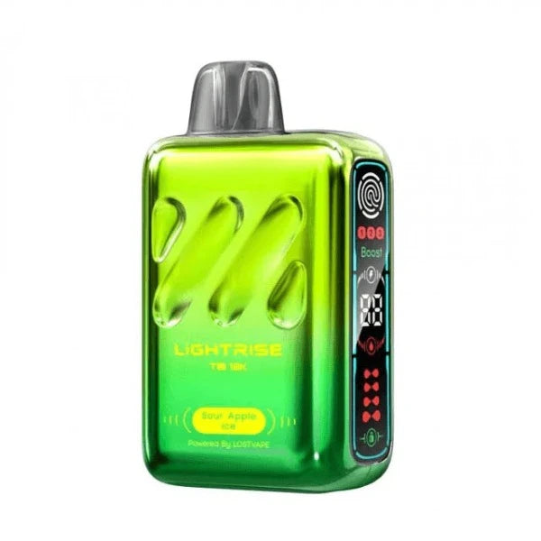 Best Deal Lost Vape Lightrise TB 18K Disposable Vape 18mL Sour Apple Ice