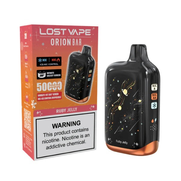 Best Deal Lost Vape Orion Bar 50,000 Puffs Disposable Ruby Jelly