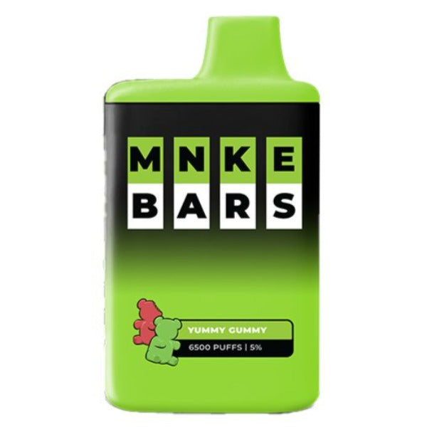 Best Deal MNKE Bars 6500 Puffs Disposable Vape Yummy Gummy