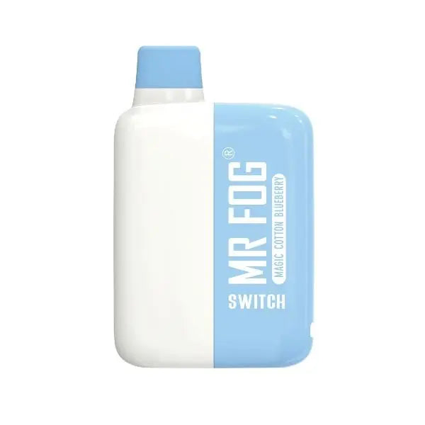 Best Deal Mr. Fog Switch SW5500 Rechargeable Disposable Vape 15mL 10 Pack Magic Cotton Blueberry