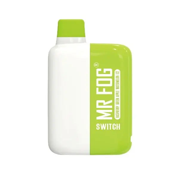 Best Deal Mr. Fog Switch SW5500 Rechargeable Disposable Vape 15mL 10 Pack Raspberry Green Apple Watermelon Ice