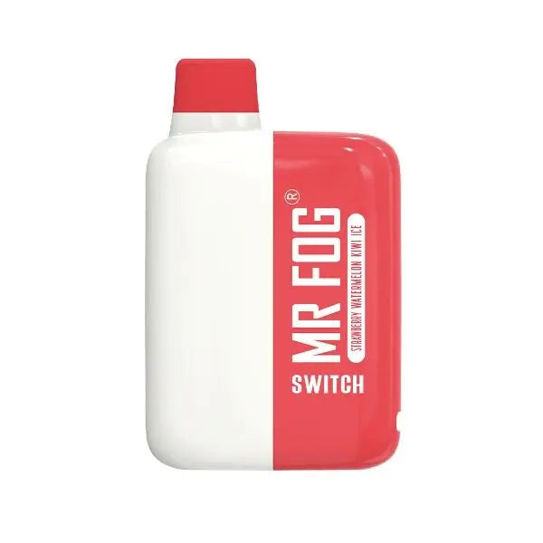 Best Deal Mr. Fog Switch SW5500 Rechargeable Disposable Vape 15mL 10 Pack Strawberry Watermelon Kiwi Ice