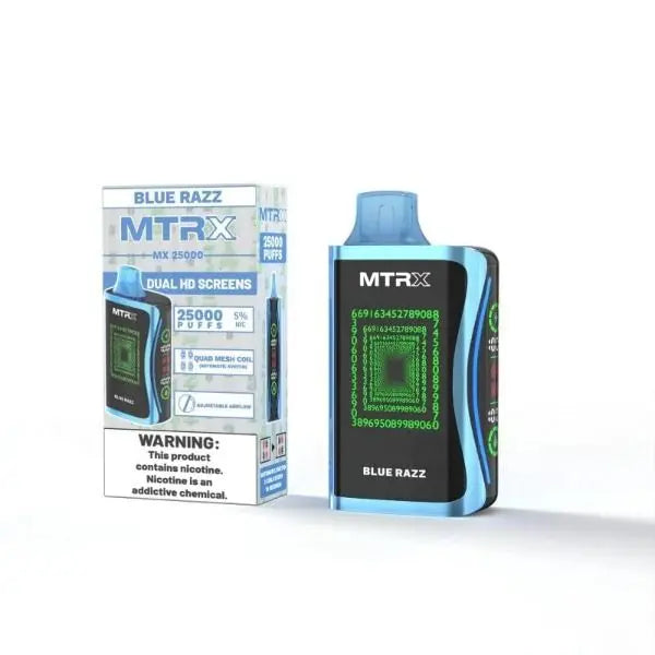 MTRX MX 25000 Rechargeable Disposable Vape 20mL 5 Pack