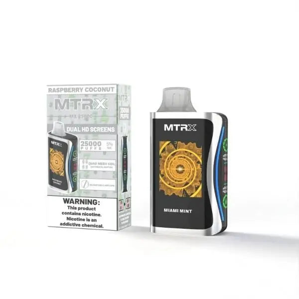 MTRX MX 25000 Rechargeable Disposable Vape 20mL 5 Pack