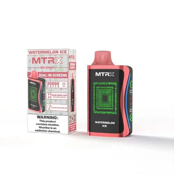 MTRX MX 25000 Rechargeable Disposable Vape 20mL 5 Pack