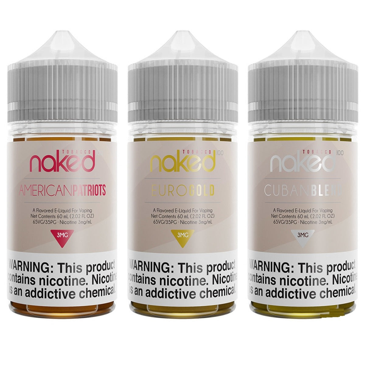 Best Deal Naked 100 60mL Vape Juice Best Flavors American Patriots Euro Gold Cuban Blend