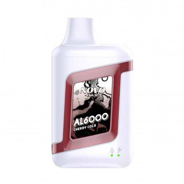 Novo Bar al6000 cherry cola al6000 puffs vape flavors