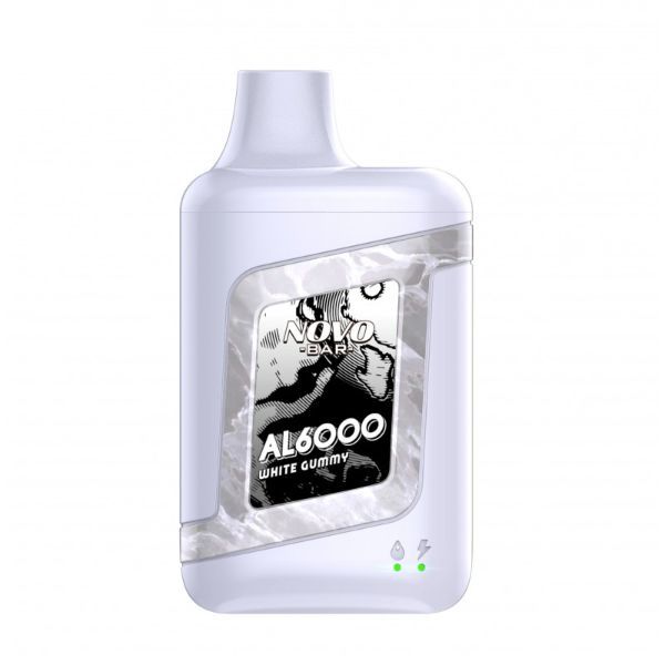 Novo Bar al6000 white gummy al6000 puffs vape flavors