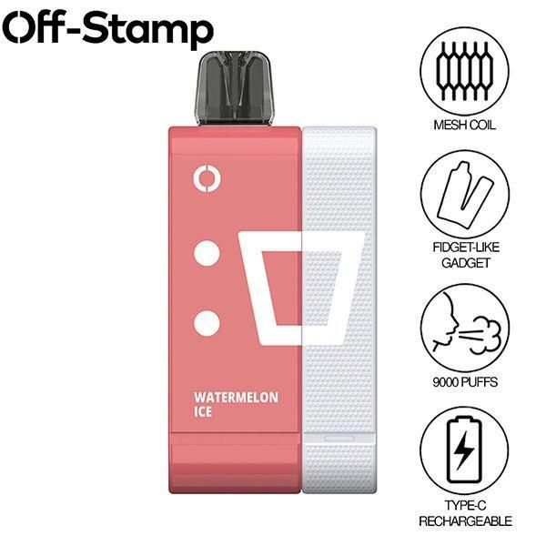 Best Deal Off-Stamp SW9000 9000 Puffs Disposable Kit 13mL Watermelon Ice
