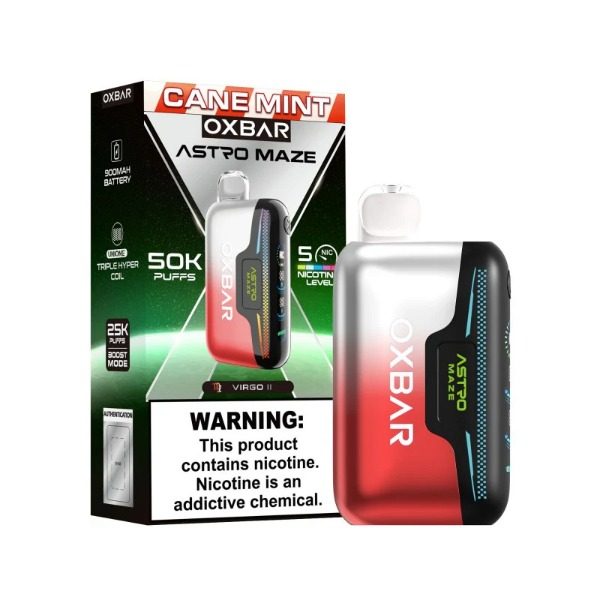 OXBAR Astro Maze 50,000 Puffs Disposable - Cane Mint