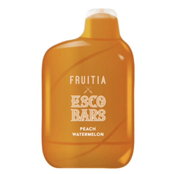 Best Deal Fruitia x Esco Bars 6000 Puffs Single Disposable Vape 15mL - Peach Watermelon