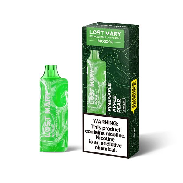 Best Deal Lost Mary MO5000 Disposable Vape by Elf Bar 10 Pack 13.5mL Pineapple Apple Pear