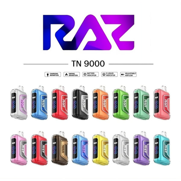 RAZ TN9000 9000 Puffs Disposable Vape 12mL