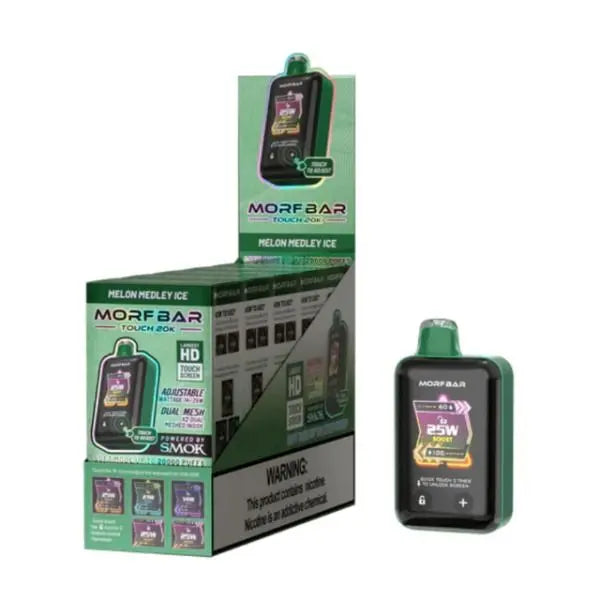 Best Deal SMOK Morf Bar Touch 20k Rechargeable Disposable Vape  - Melon Medley Ice