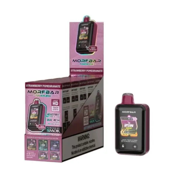 Best Deal SMOK Morf Bar Touch 20k Rechargeable Disposable Vape - Strawberry Pomegranate